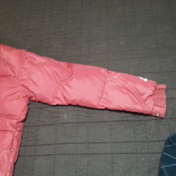 Vintage Camel Down Puffer Jacket 70's 80's Mens's Large  red/orange - Picture 6 of 15